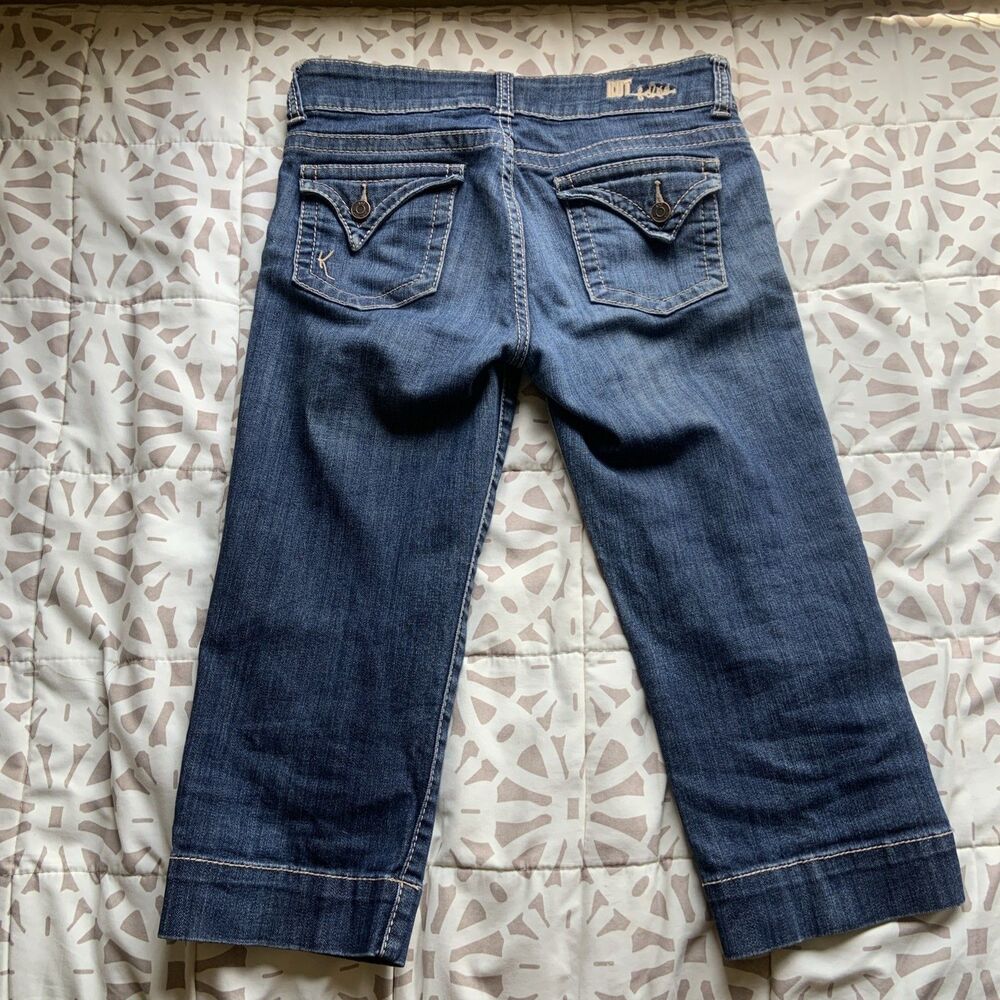 Kut from the Kloth Cropped Wide Leg Demin Jeans - Size 6 (30 x 19) - Picture 7 of 8